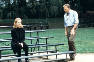 FOR LOVE OF THE GAME, from left: Kelly Preston, Kevin Costner, 1999, © Universal/courtesy Everett Collection