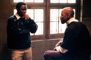 THE HURRICANE, from left: Vicellous Shannon, Denzel Washington, 1999. © Universal/courtesy Everett Collection