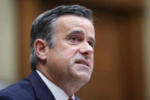 WASHINGTON, DC - APRIL 18: Former Director of National Intelligence John Ratcliffe testifies before the House Select Subcommittee on the Coronavirus Pandemic April 18, 2023 in Washington, DC. The committee heard testimony on the subject “Investigating the Origins of COVID-19” during the hearing.  (Photo by Win McNamee/Getty Images)