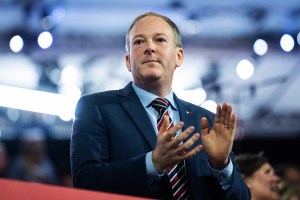 UNITED STATES - JULY 16: Former Rep. Lee Zeldin, R-N.Y., is seen in the Fiserv Forum on the second day of Republican National Convention in Milwaukee, Wis., on Tuesday, July 16, 2024. (Tom Williams/CQ-Roll Call, Inc via Getty Images)